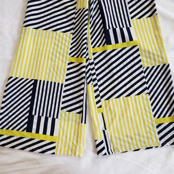 Forever 21 Lightweight Jumpsuit Blue and Yellow Size S - Picture 5 of 5